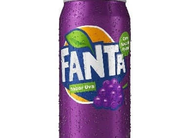 Refrigerante Fanta Uva Lata 350ml Unidade Gelado