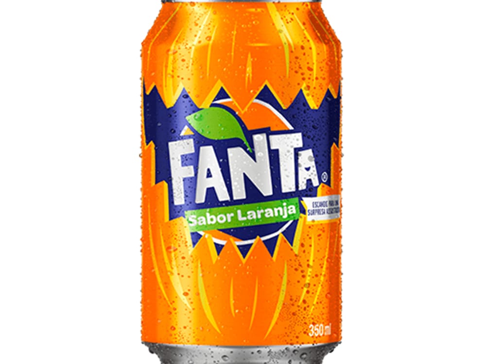 Refrigerante Fanta Laranja Lata 350ml Unidade Gelado