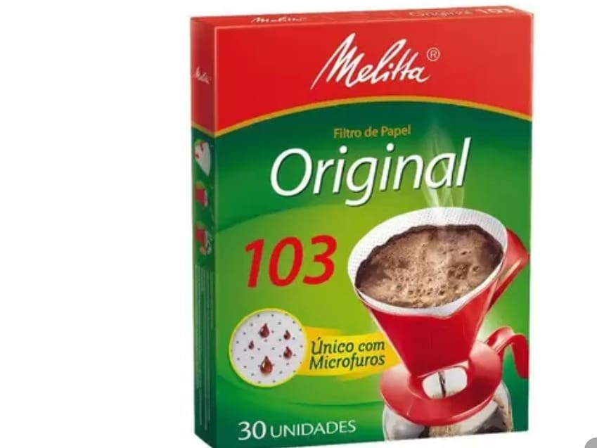 Filtro Para Café de Papel Melitta C/30 Un. AromaxN103 Unidade