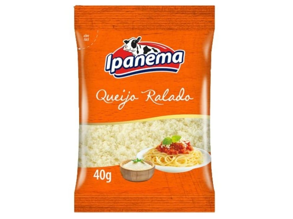 Queijo Ralado Ipanema 40g. Unidade