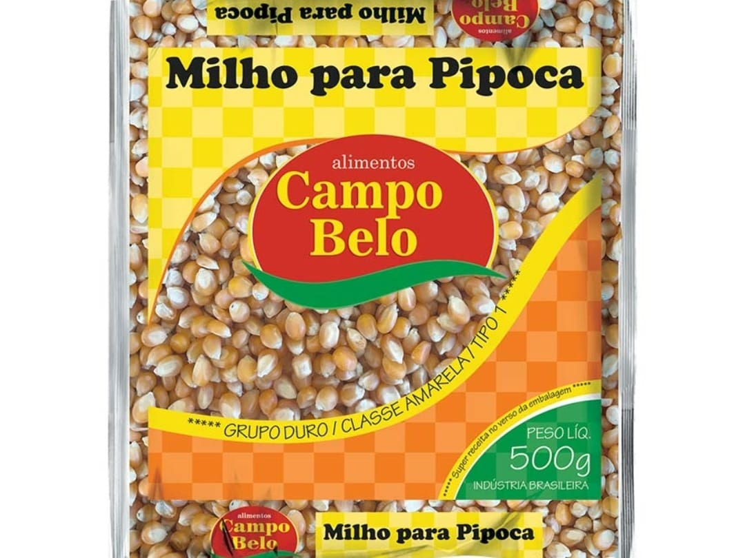 Milho Pipoca Campo Belo 500g. Unidade