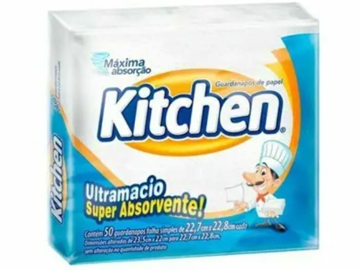 Guardanapo Kitchen 22.7x22 50un. Unidade