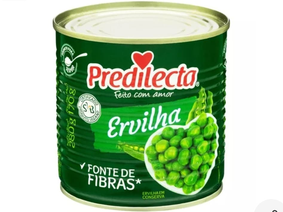 Ervilha Em Conserva Predilecta Lata 170g. Unidade