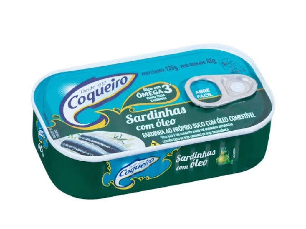 Sardinha Com Óleo Coqueiro 75g. Unidade