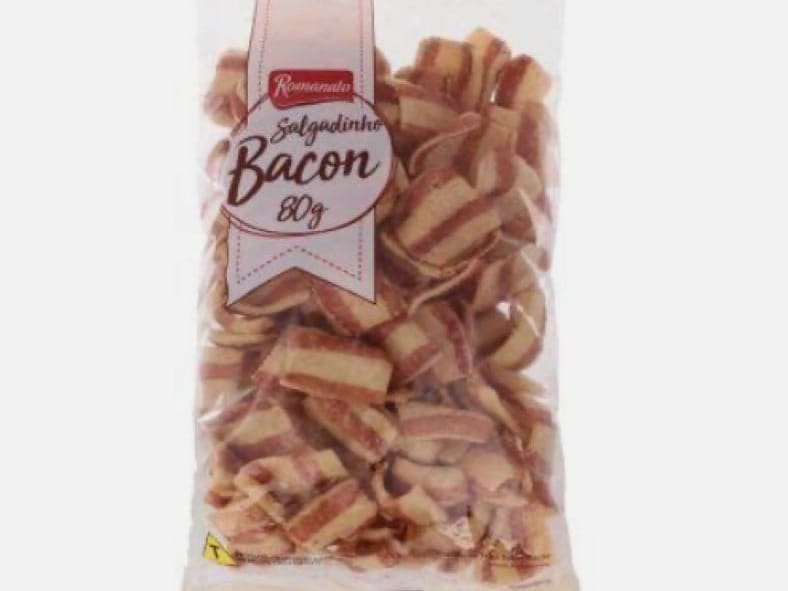 Salgadinho Bacon 80g Unidade
