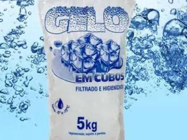 Gelo Em Cubos Pct. 5kg. Unidade