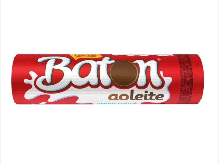 Chocolate Garoto Baton ao leite 16g Unidade