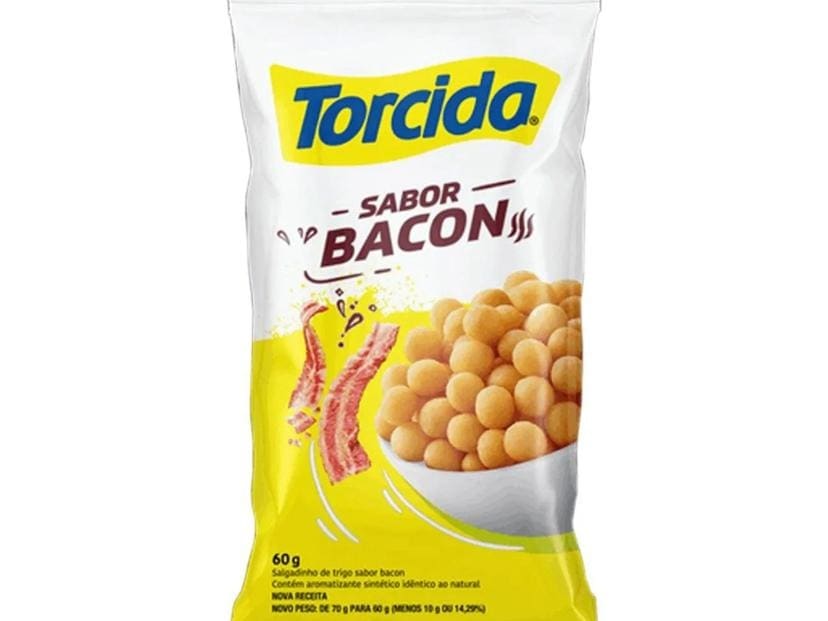 Salgadinho Torcida Bacon 60g Unidade