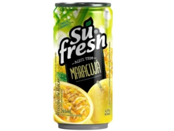 Suco Su Fresh Maracuja Lata 265ml Gelado Unidade