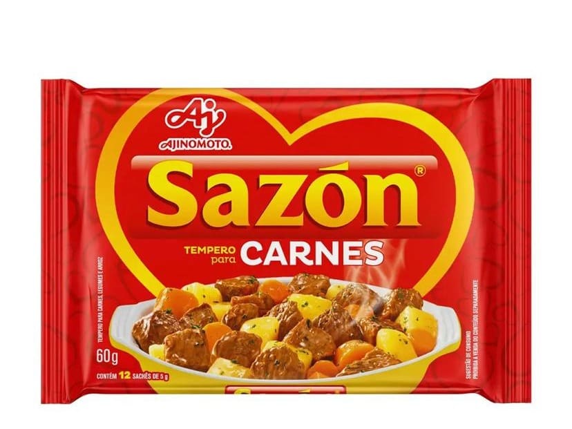 Tempero Sazon Carnes 60g Unidade